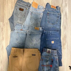 Wholesale Blue Relaxed Fit Jeans Comfortable Wear